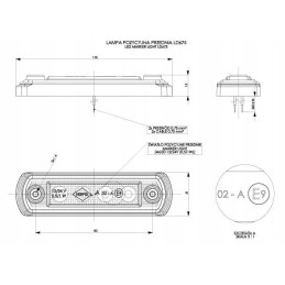 LED marker lamp, white LED marker, TIR MAN TGA