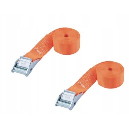 Parkside 2 lashing straps with self-locking buckle, 5 m