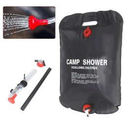 Portable shower 20l solar shower bag