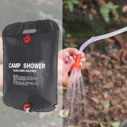 Portable shower 20l solar shower bag