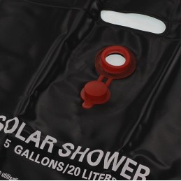 Portable shower 20l solar shower bag