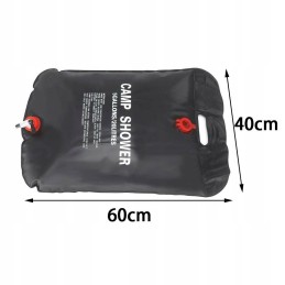 Portable shower 20l solar shower bag