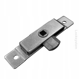 Lock with a 125 mm square key, stainless steel