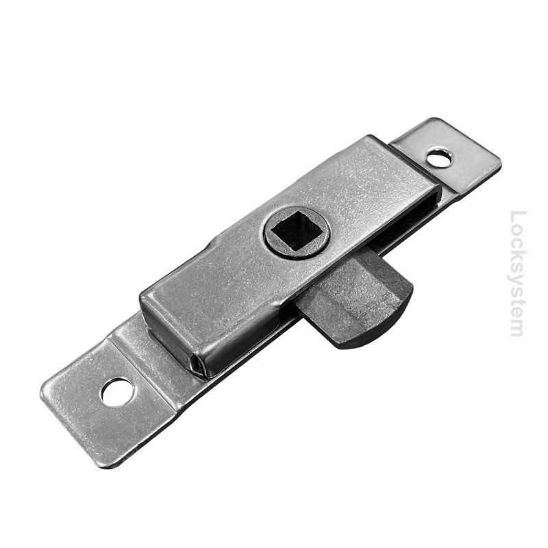 Lock with a 125 mm square key, stainless steel
