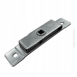 Lock with a 125 mm square key, stainless steel