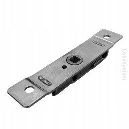 Lock with a 125 mm square key, stainless steel