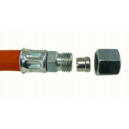 RVS8 gas hose for a 8 mm 0 4 m pipe for a camper