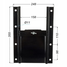 The chute valve on the sides of the grain trailer