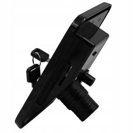 Lockable water filler flap, black