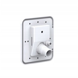 Lockable water filler flap, black