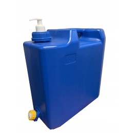 Water bank container 15l, blue dispenser