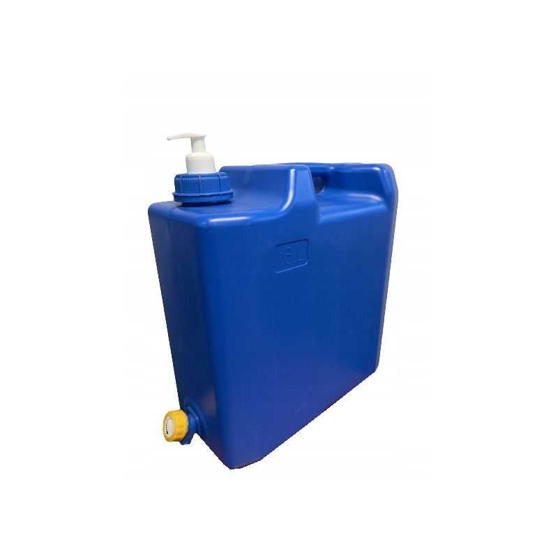 Water bank container 15l, blue dispenser