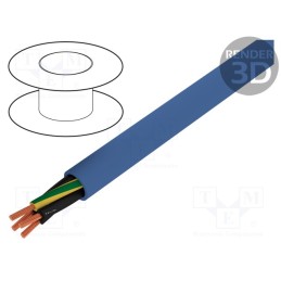 5 m x LAPP - 12501 - Wire, ÖLFLEX® EB, 3G1.5mm2, unshielded, 300V,500V, Cu, stranded