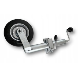 Steel support wheel with attachment for a light Niewiad Temared trailer