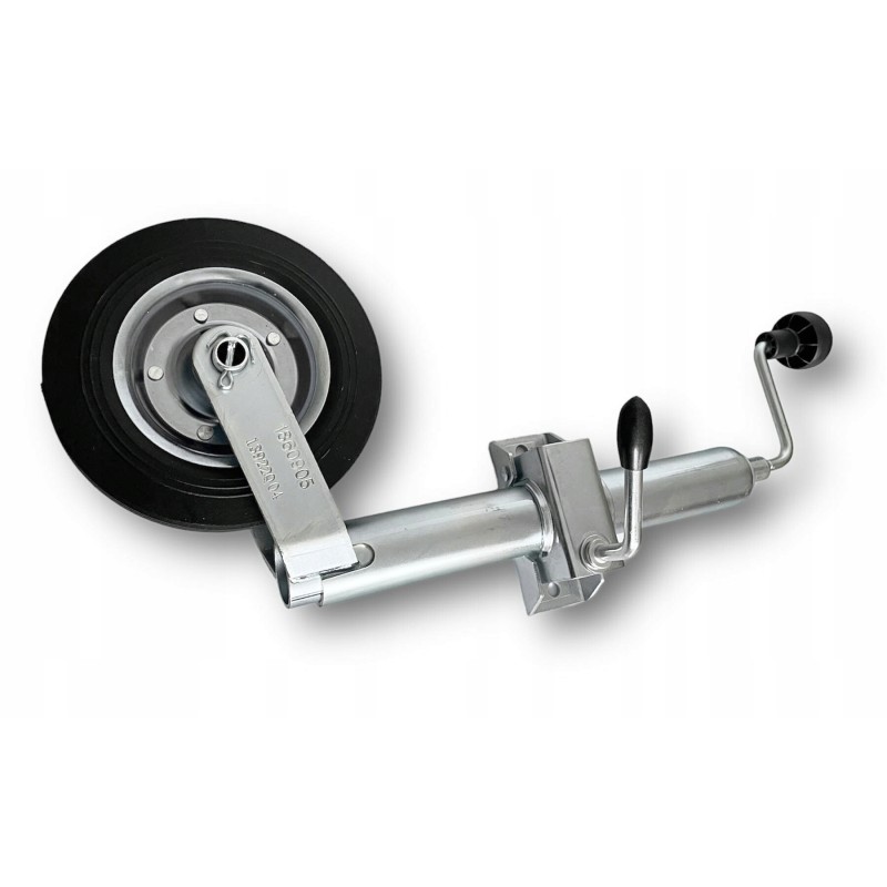 Steel support wheel with attachment for a light Niewiad Temared trailer