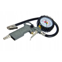 A gun with a pressure gauge for inflating cylinders up to 16 bar