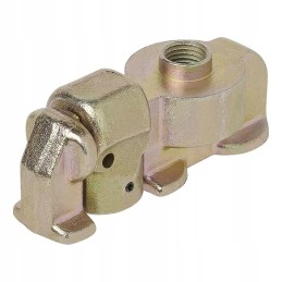 Airline cargo strip holder for cargo, pin mounting with thread