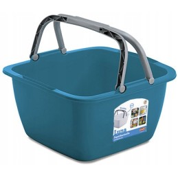 Bucket bowl laundry basket stefanplast luna 18 5 l