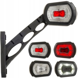 LED marker lamp, 3 functional, 12 24v, right, with a long arm