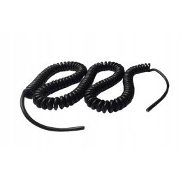 Cable spiral wire 2 cores ohms 2x0 75 12 24v 4 m spiral 860 cm