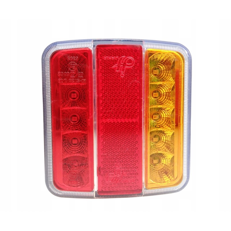 LED color rear lamp for a combined trailer 12v