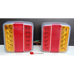 LED color rear lamp for a combined trailer 12v