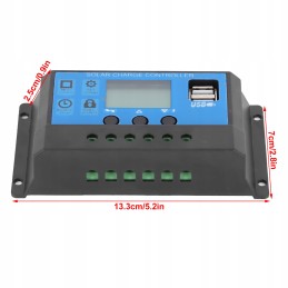 Charge controller solar controller 30a 12 24v