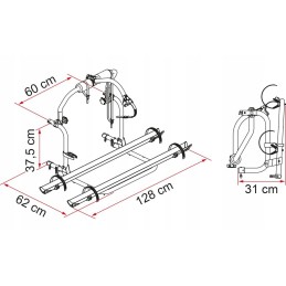 Trigano ci roller team fiamma bike rack