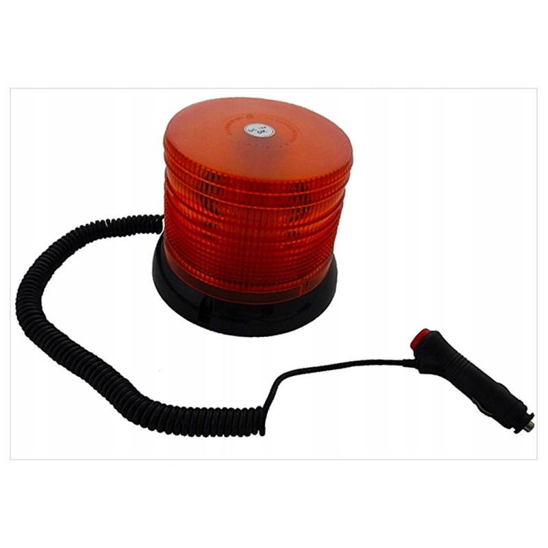 Q9j84 rooster lamp strobe orange magnet 12v 88565