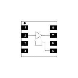 1 pcs : MAAM-011229-TR1000 - RF Amplifier .05-4GHz NF 2.2dBmax -40C +85C