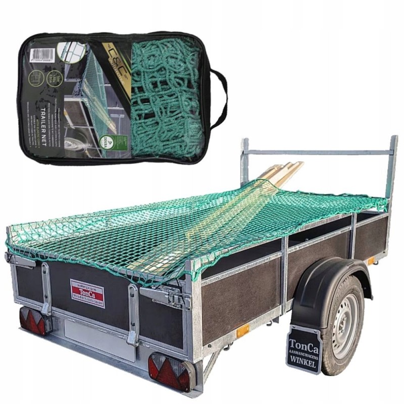 Luggage transport net for a trailer 150x220