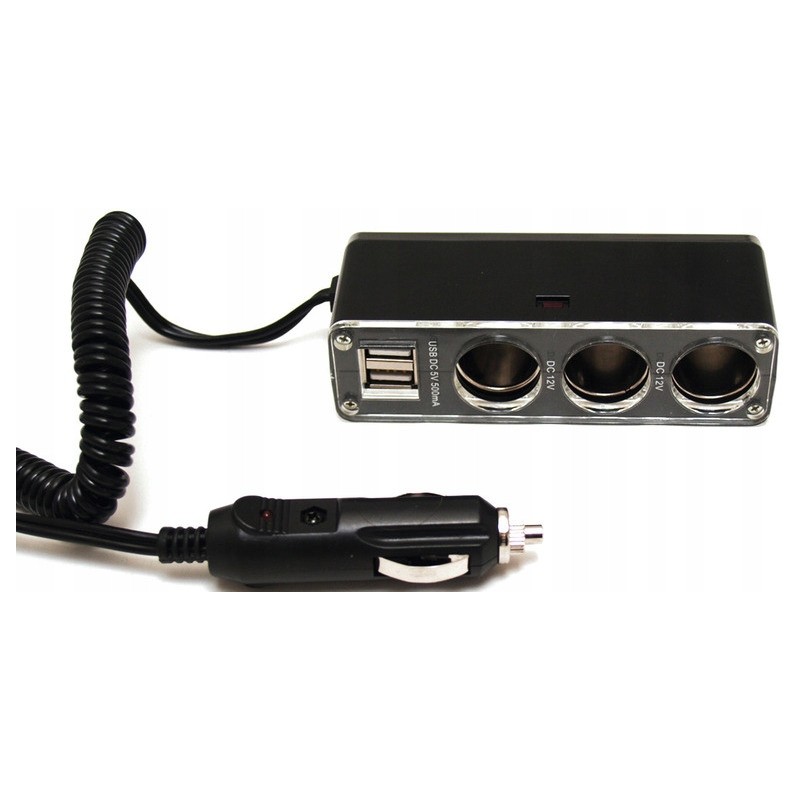 Adapter splitter 3 x 5v usb x 2 carbest