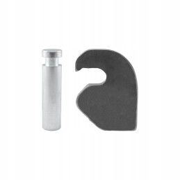 The hinge of the upper extension with a pendulum pin