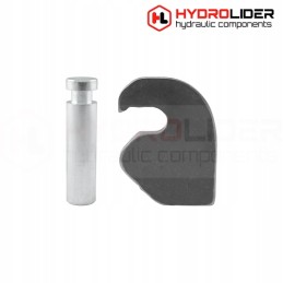 The hinge of the upper extension with a pendulum pin