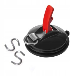 Suction cup with hooks mounting holder hanger hook