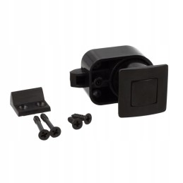 A push-in lock for the cabinets of a camper, a yacht, a camping site