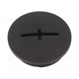 5 pcs x BM GROUP - BM4632N - Stopper, M32, 1.5, IP56, polyamide, black, Thread: metric, 8mm