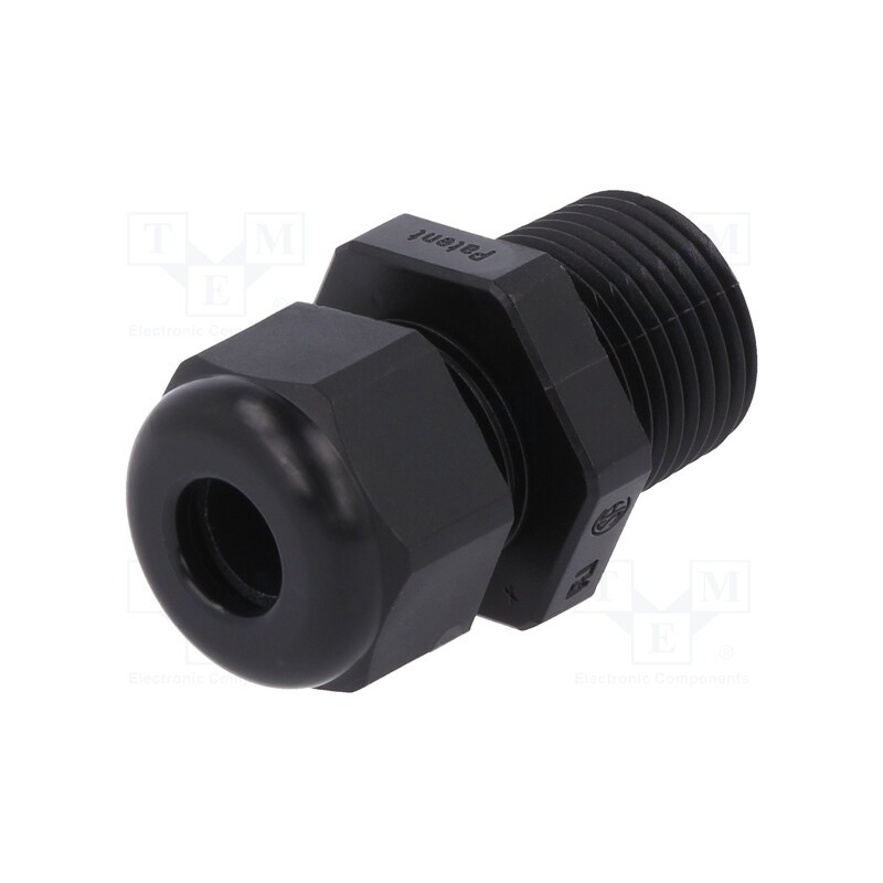5 pcs x HUMMEL - 1.209.3801.70 - Cable gland, NPT3/8', IP68, polyamide, black, UL94V-0, HSK-K