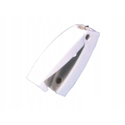 White door handle for a camper