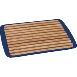 Brunner cutting board with tray, navy blue, 36x24cm