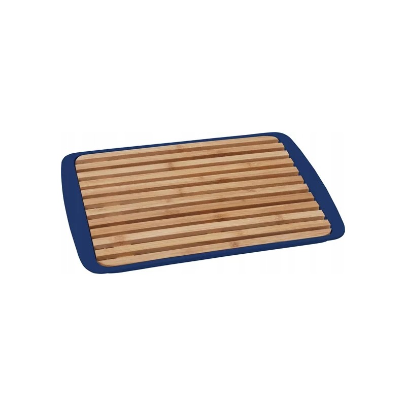 Brunner cutting board with tray, navy blue, 36x24cm