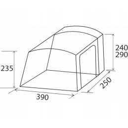 Hogar hc brunner car vestibule tent