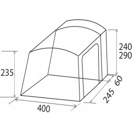 Hogar hc brunner car vestibule tent