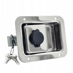 Snap lock closure made of stainless steel