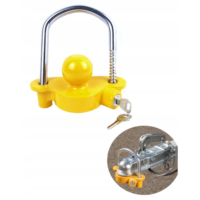 Universal trailer hitch lock