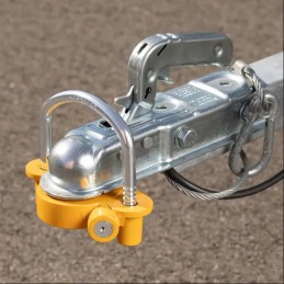 Universal trailer hitch lock