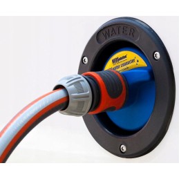 Water filler cap with a connection for a 77mm garden hose