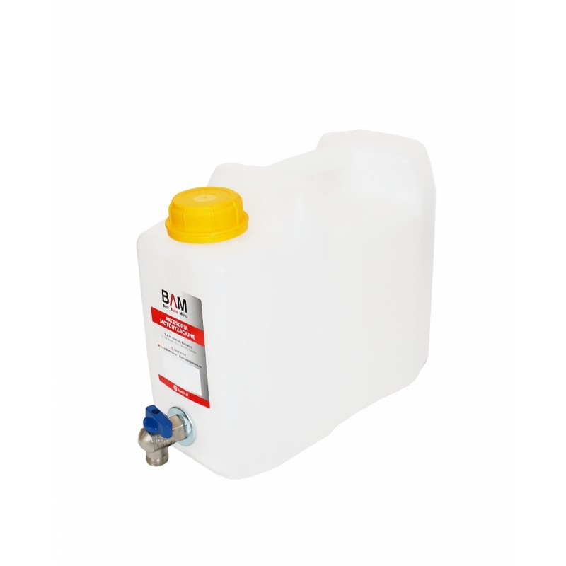 Water bank canister with tap, 5 liters