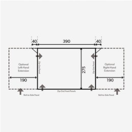Dometic Club Air Pro 390 S vestibule