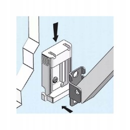 Thule awning leg mounting bracket, 2 pcs
